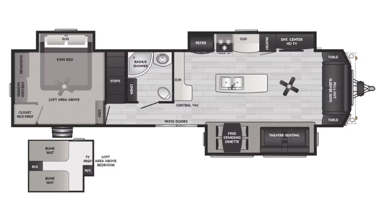 2024 KEYSTONE RESIDENCE 40LOFT, , floor-plans-day image number 0